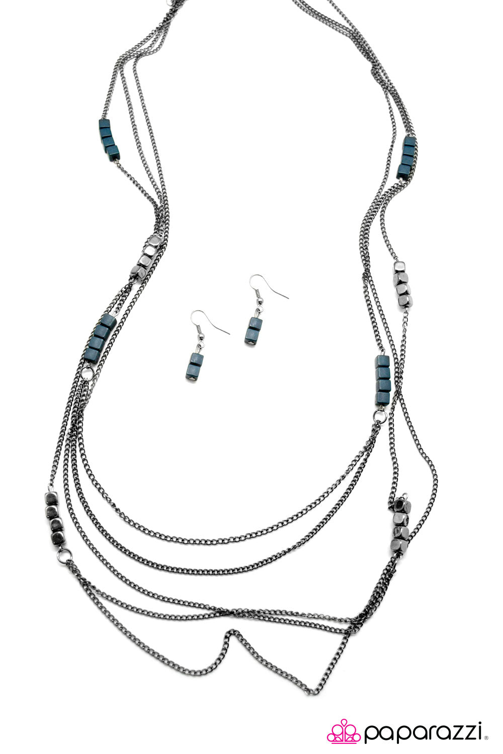 Paparazzi ♥ Chain of Fools - Blue ♥  Necklace