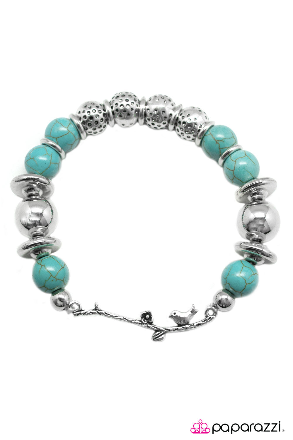 Paparazzi ♥ A Little Bird Told Me - Blue ♥  Bracelet