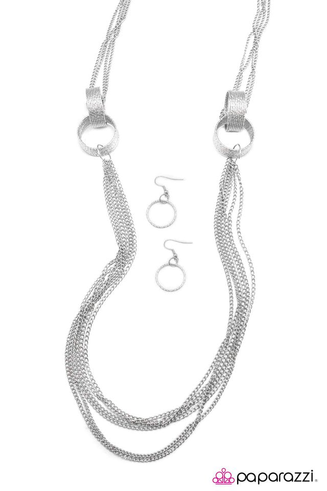 Paparazzi ♥ Make Believe - Silver ♥ Necklace