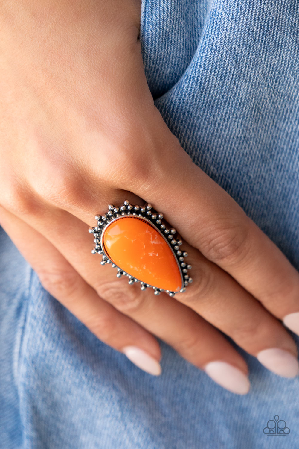Paparazzi ♥ Down-to-Earth Essence - Orange ♥  Ring