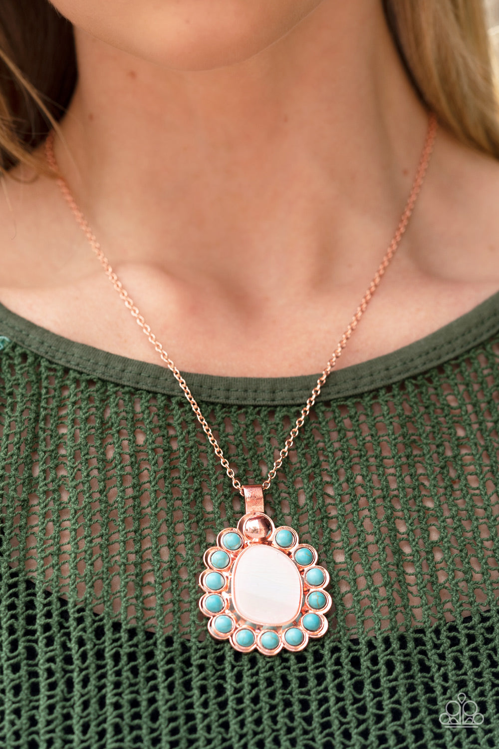 Paparazzi ♥ Sahara Sea - Copper ♥  Necklace