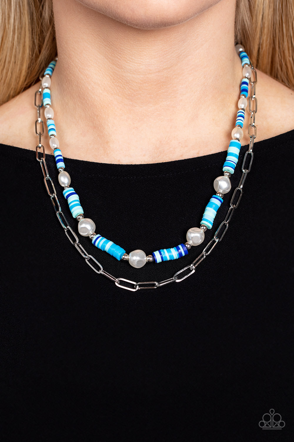 Paparazzi ♥ Tidal Trendsetter - Blue ♥  Necklace
