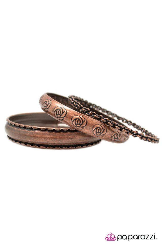 Paparazzi ♥ A Slap On The Wrist - Copper ♥ Bracelet