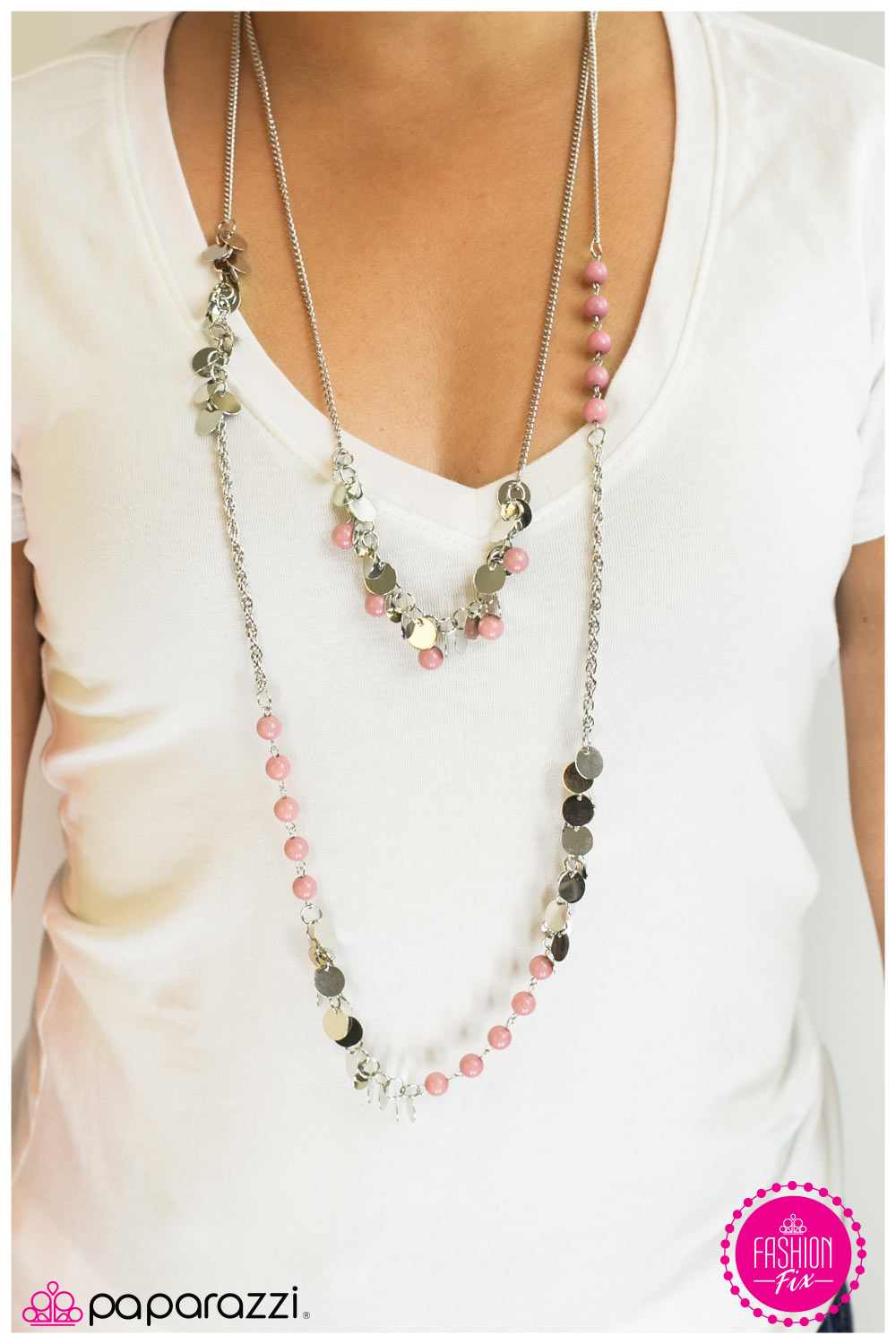 Paparazzi ♥ Lost In Reverie - Pink ♥  Necklace