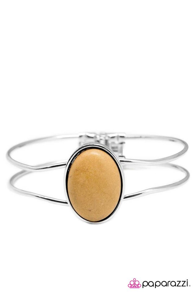 Paparazzi ♥ Painted Desert - Yellow ♥ Bracelet