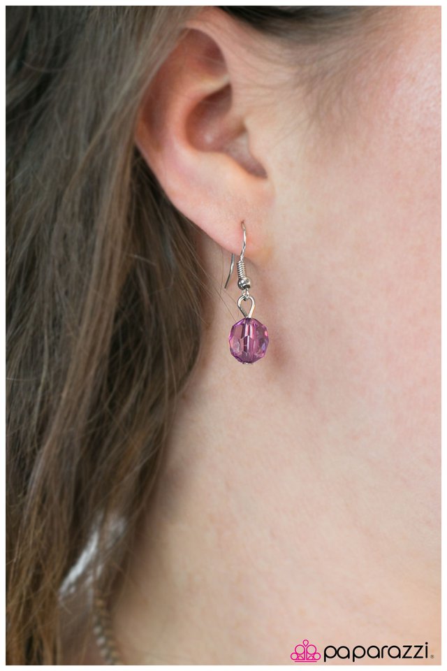 Paparazzi ♥ See How High You Can Fly - Purple ♥ Necklace