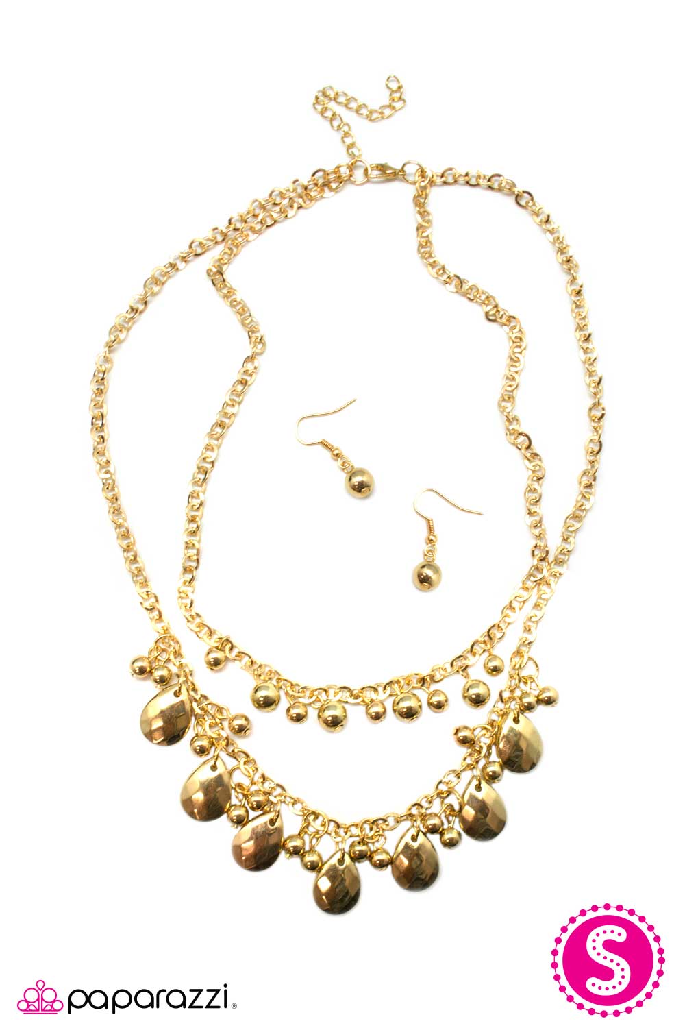 Paparazzi ♥ Talk the Talk - Gold ♥  Necklace