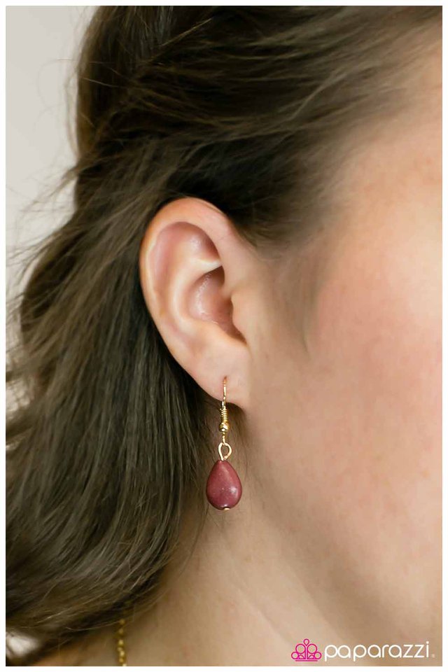 Paparazzi ♥ A Regal Affair - Red ♥ Necklace