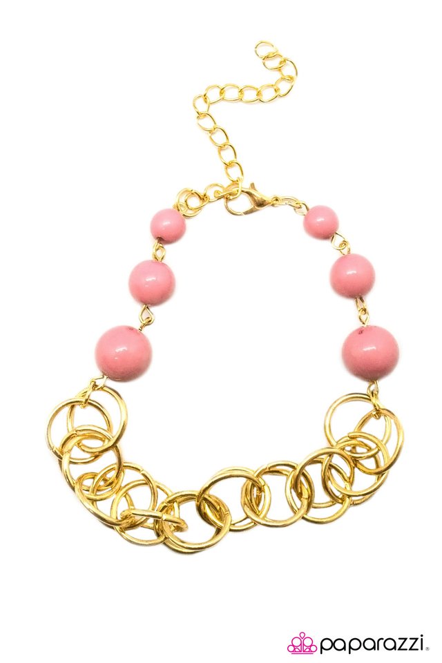 Paparazzi ♥ Divinely Divine - Pink ♥ Bracelet