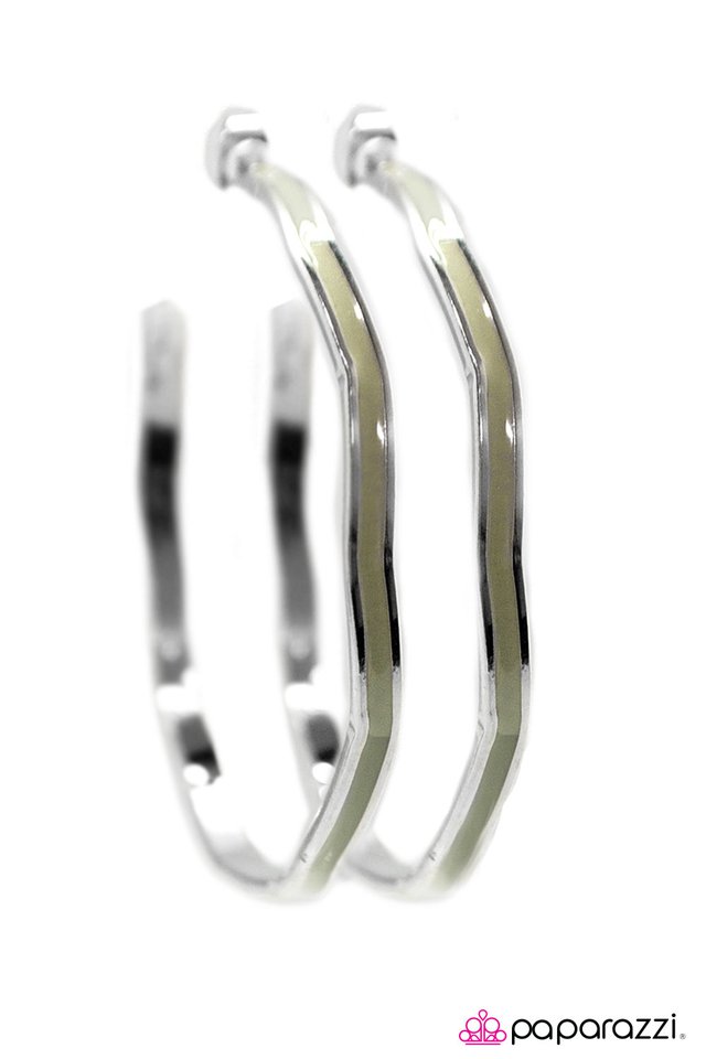 Paparazzi ♥ Hoop-Dee-Doo - Green ♥ Earrings