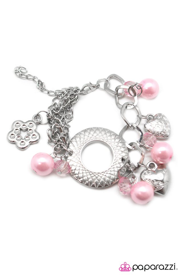 Paparazzi ♥ Love Actually - Pink ♥ Bracelet