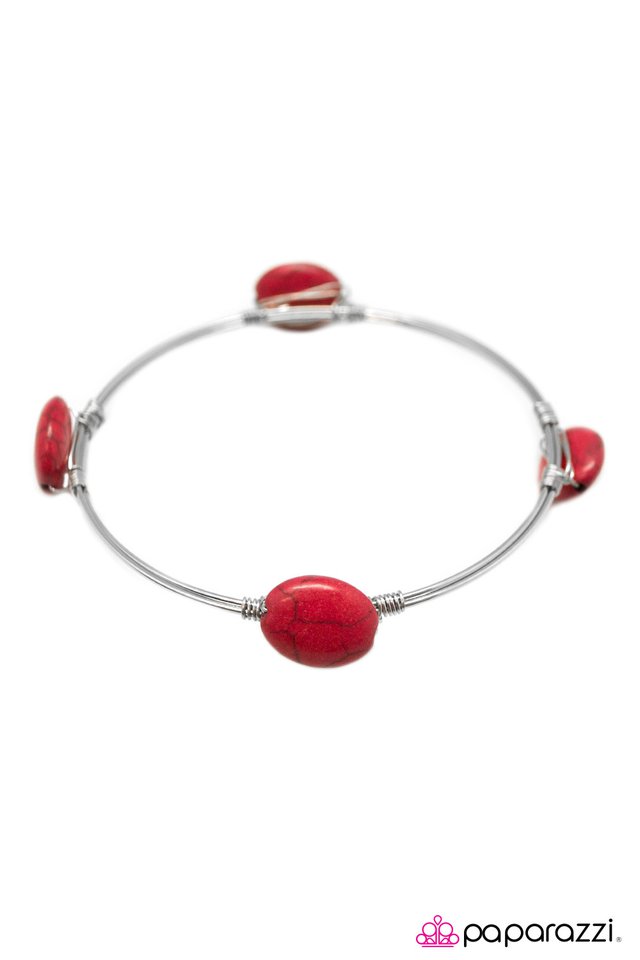 Paparazzi ♥ The Dry Lands - Red ♥ Bracelet