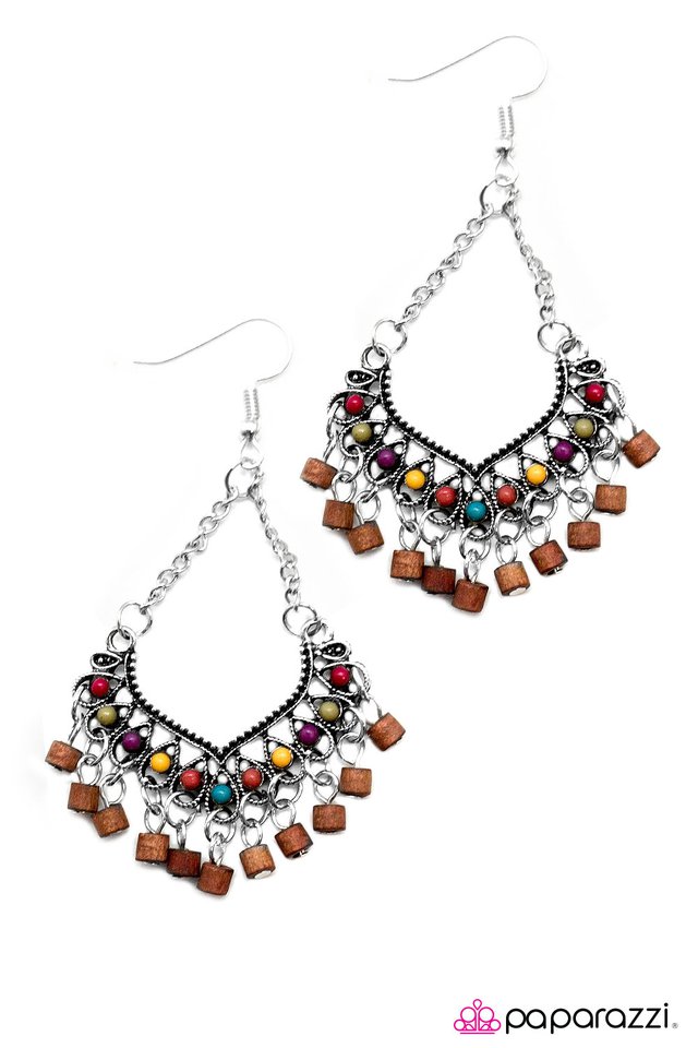 Paparazzi ♥ On A Magic Carpet Ride - Multi ♥ Earrings