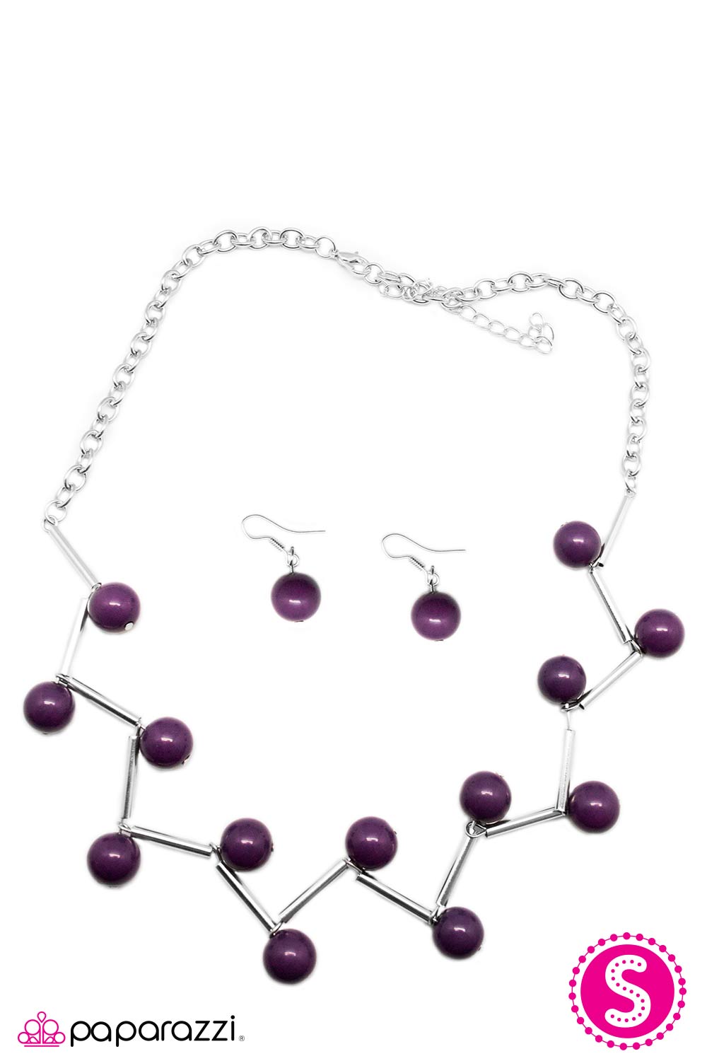 Paparazzi ♥ Connecting The Constellations - Purple ♥  Necklace