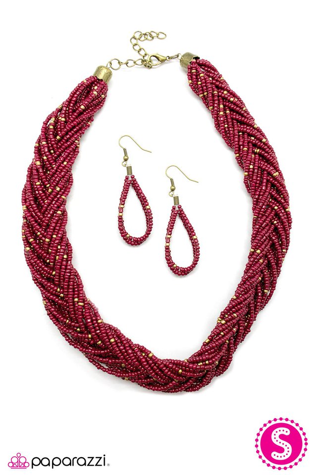 Paparazzi ♥ The Need For BEAD - Pink ♥ Necklace