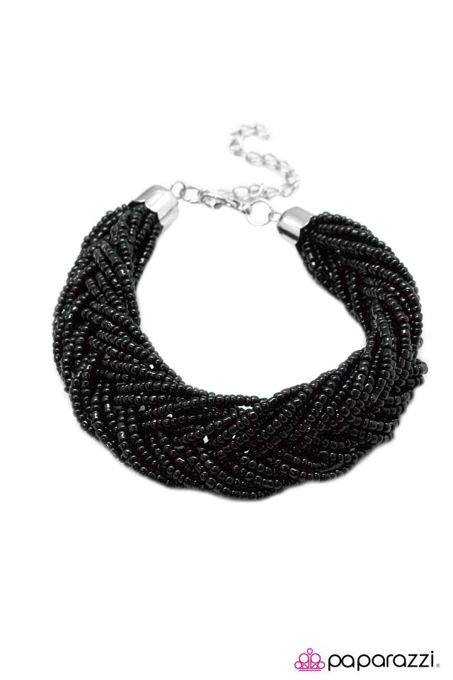 Paparazzi ♥ Youre All I BEAD - Black ♥ Bracelet