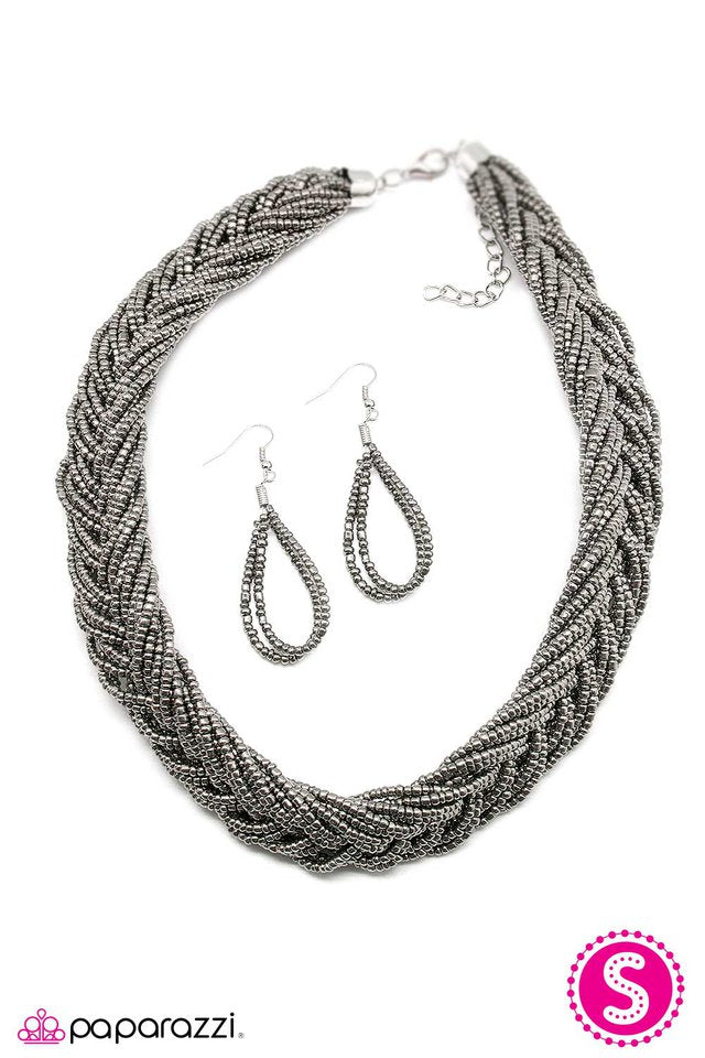 Paparazzi ♥ All You BEAD Is Love - Silver ♥ Necklace