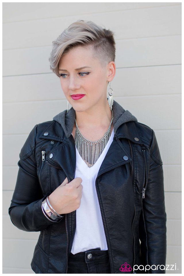 Paparazzi ♥ Montezuma - Silver ♥ Bracelet