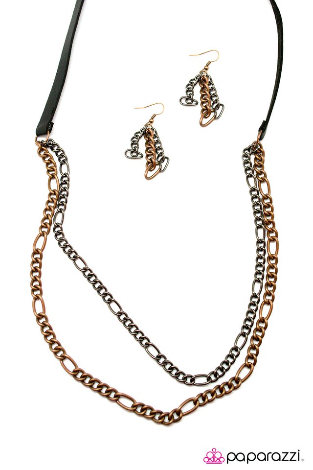 Paparazzi ♥ Wildcat - Copper ♥ Necklace