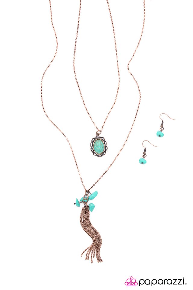 Paparazzi ♥ All The Pretty Horses - Blue ♥ Necklace