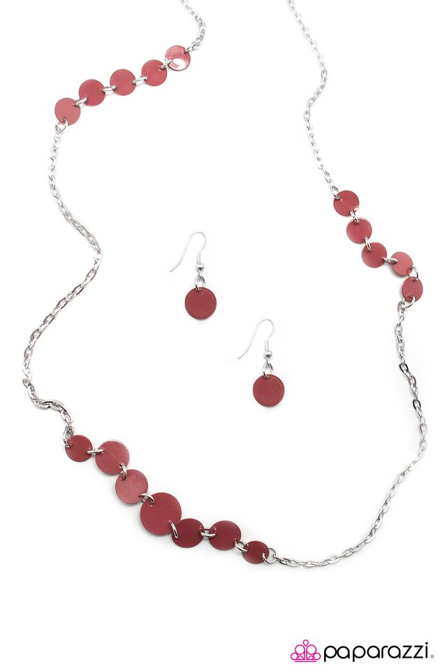 Paparazzi ♥ Night At The Disco - Red ♥ Necklace