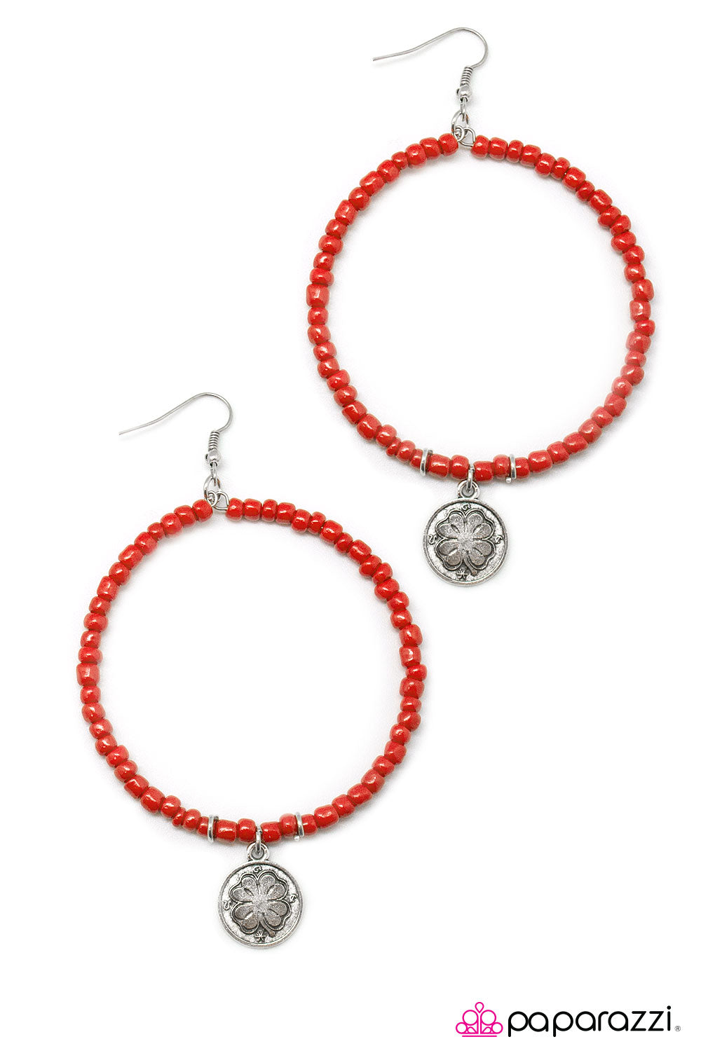 Paparazzi ♥ Luck of The Irish - Red ♥  Earrings