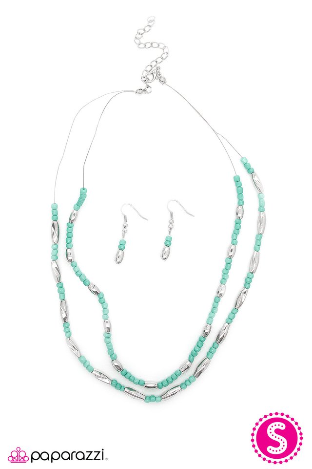 Paparazzi ♥ I Should BEAD So Lucky - Blue ♥ Necklace