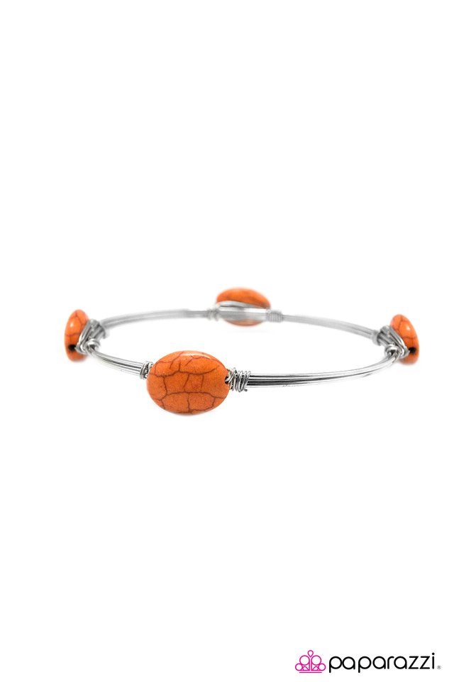 Paparazzi ♥ The Dry Lands - Orange ♥ Bracelet