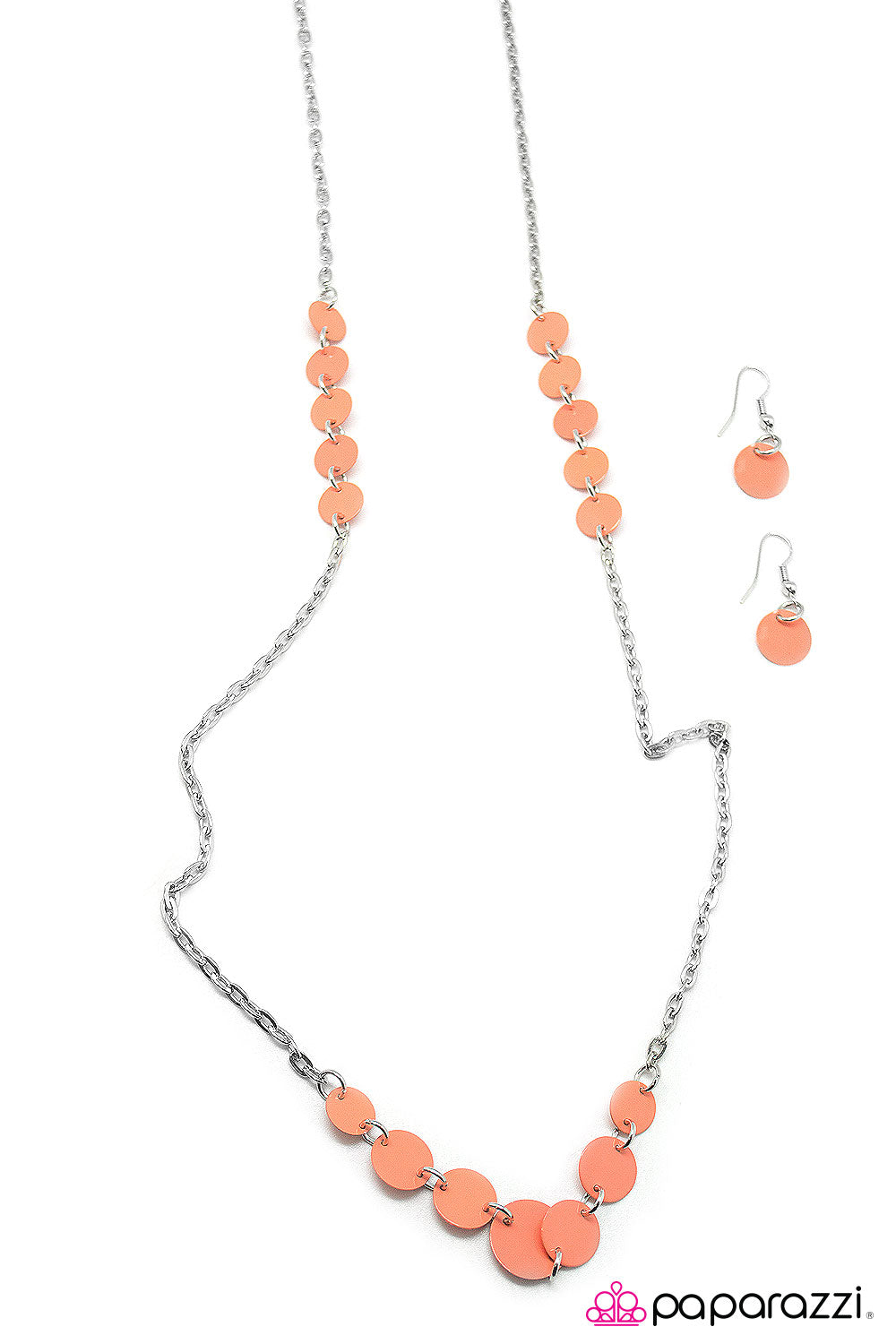 Paparazzi ♥ Night at the Disco - Orange ♥  Necklace
