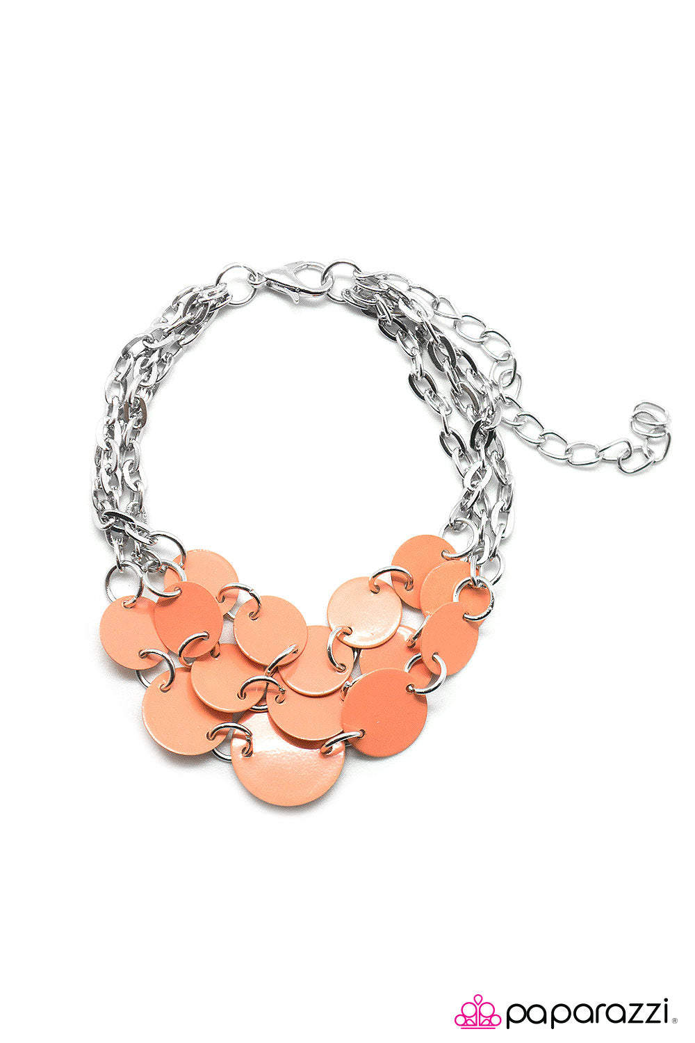 Paparazzi ♥ Disco Fever - Orange ♥  Bracelet