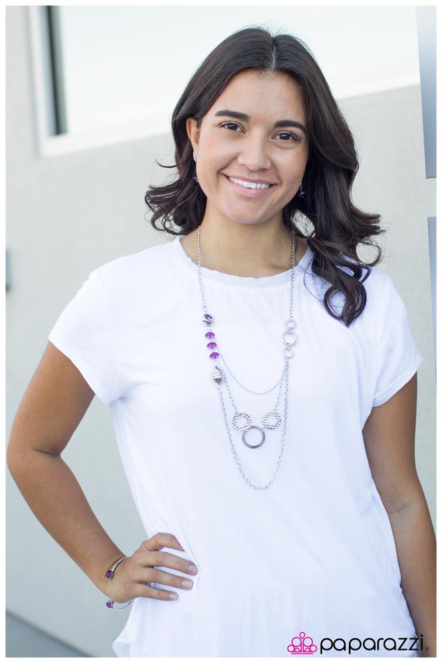 Paparazzi ♥ Downtown Style - Purple ♥ Bracelet