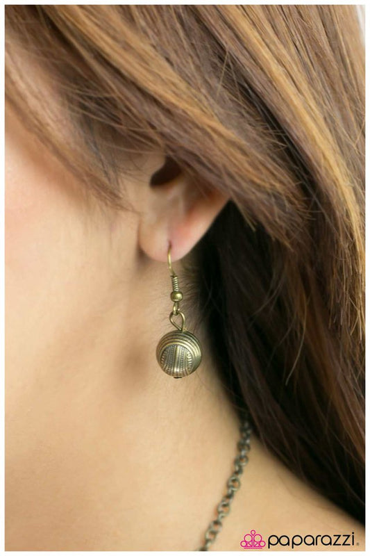 Paparazzi ♥ Native Art - Brass ♥ Necklace