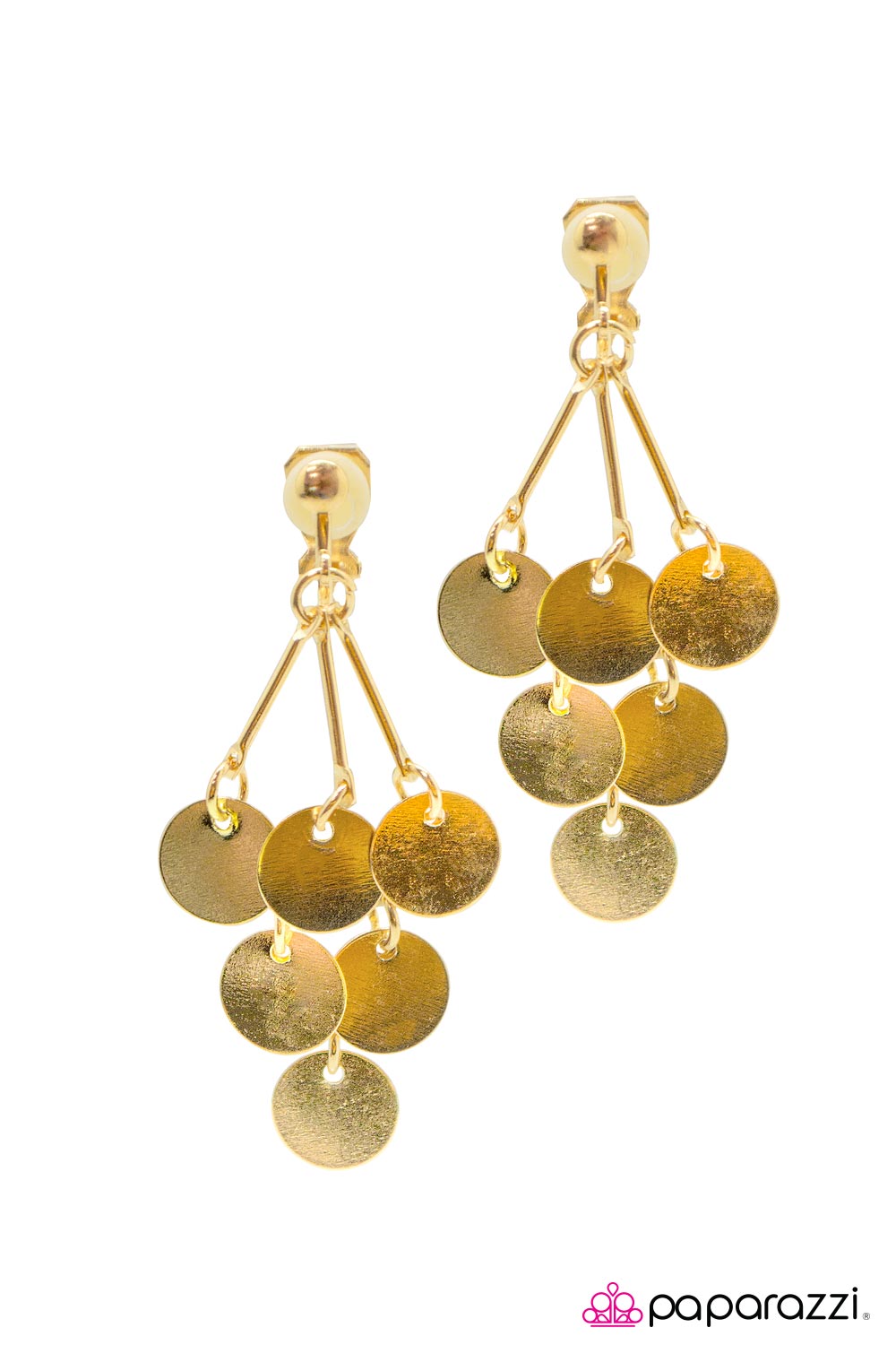 Paparazzi ♥ The Gilded Age - Gold ♥  Clip-On