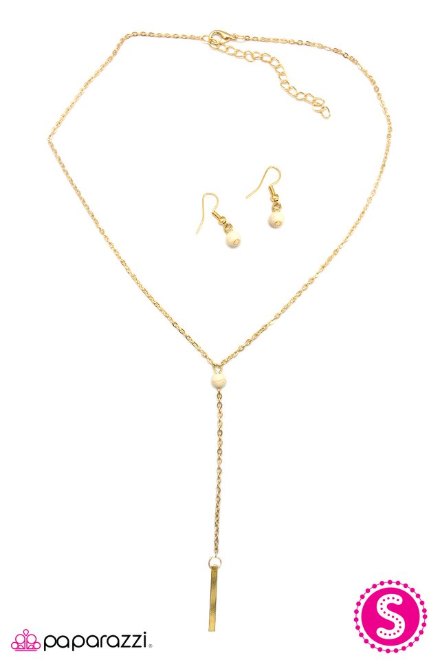Paparazzi ♥ Let There Be Cowgirls - White ♥ Necklace
