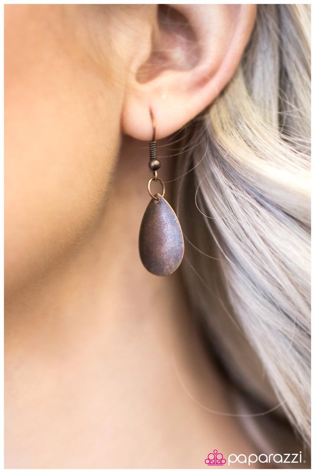 Paparazzi ♥ With An Open Mind - Copper ♥ Necklace