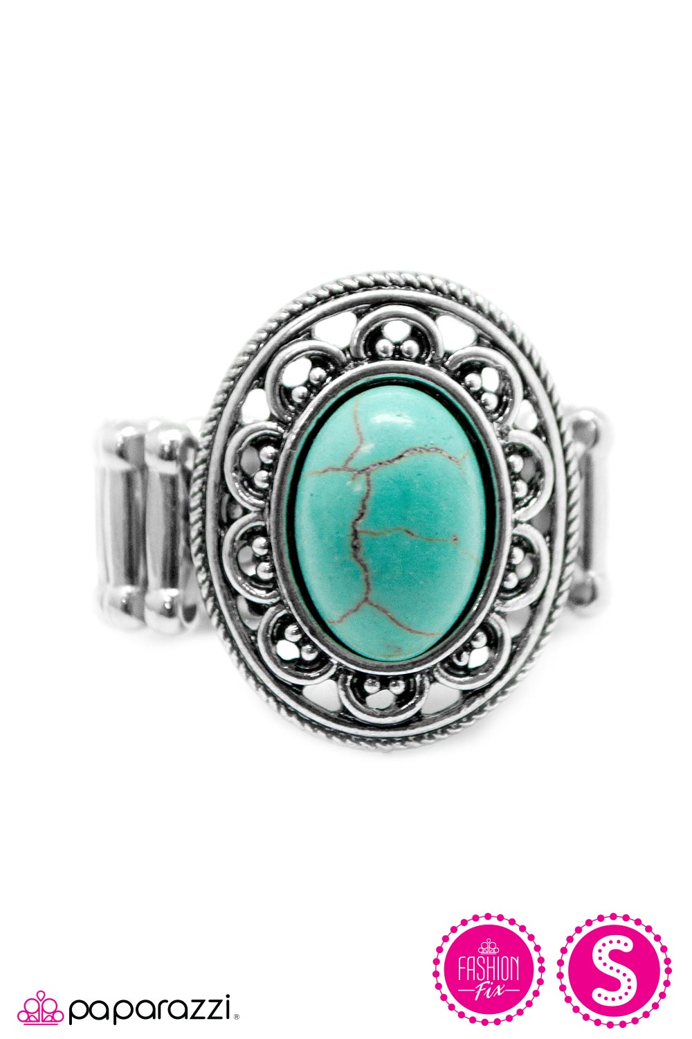 Paparazzi ♥ Out On The Open Range - Blue ♥  Ring