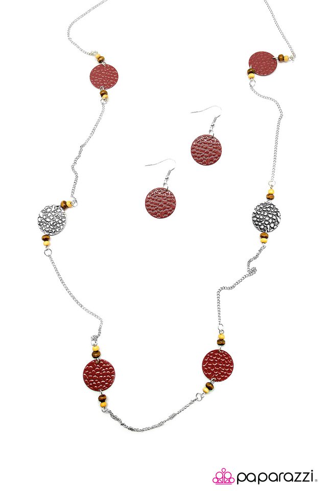 Paparazzi ♥ Deep In The Woods - Marsala ♥ Necklace