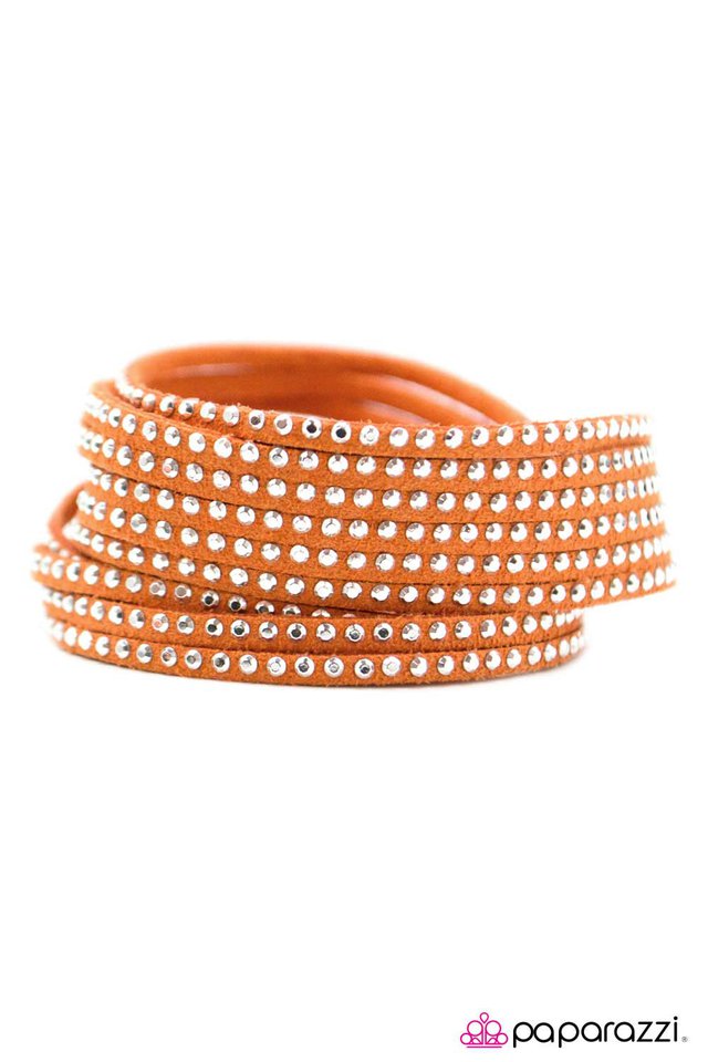Paparazzi ♥ Go-Getter - Orange ♥ Bracelet