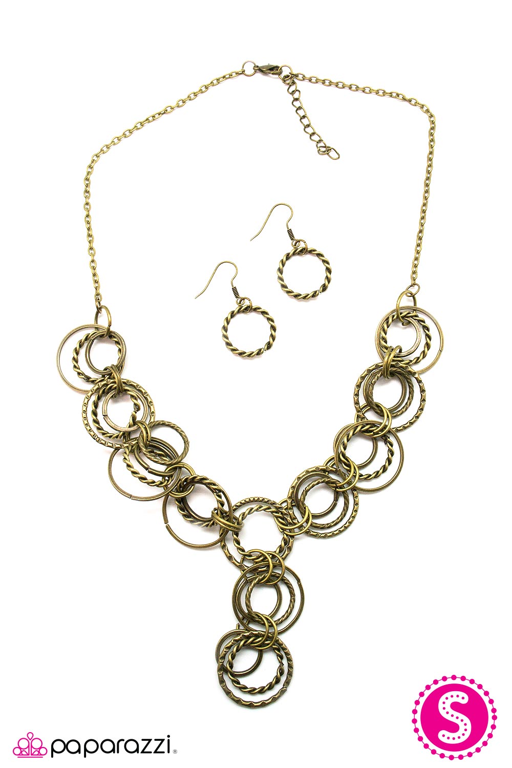 Paparazzi ♥ Foolish Games - Brass ♥  Necklace