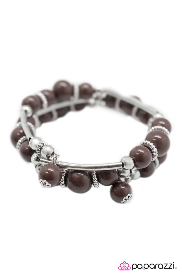 Paparazzi ♥ Thats A Wrap! - Brown ♥ Bracelet