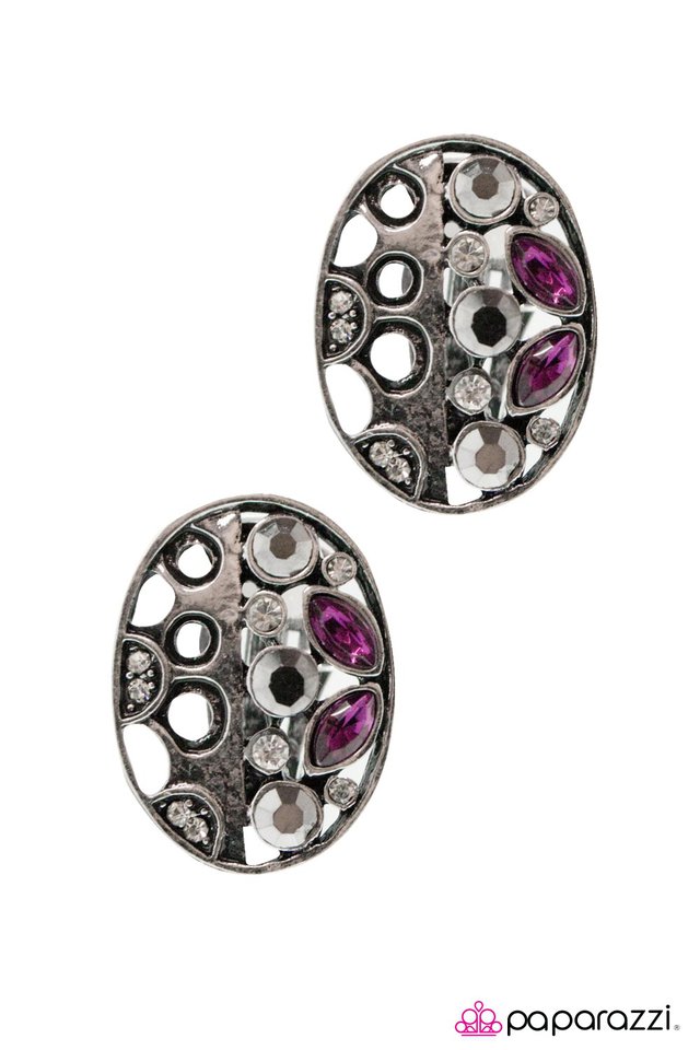 Paparazzi ♥ All The Kings Horses and All The Kings Men... - Purple ♥ Clip-On