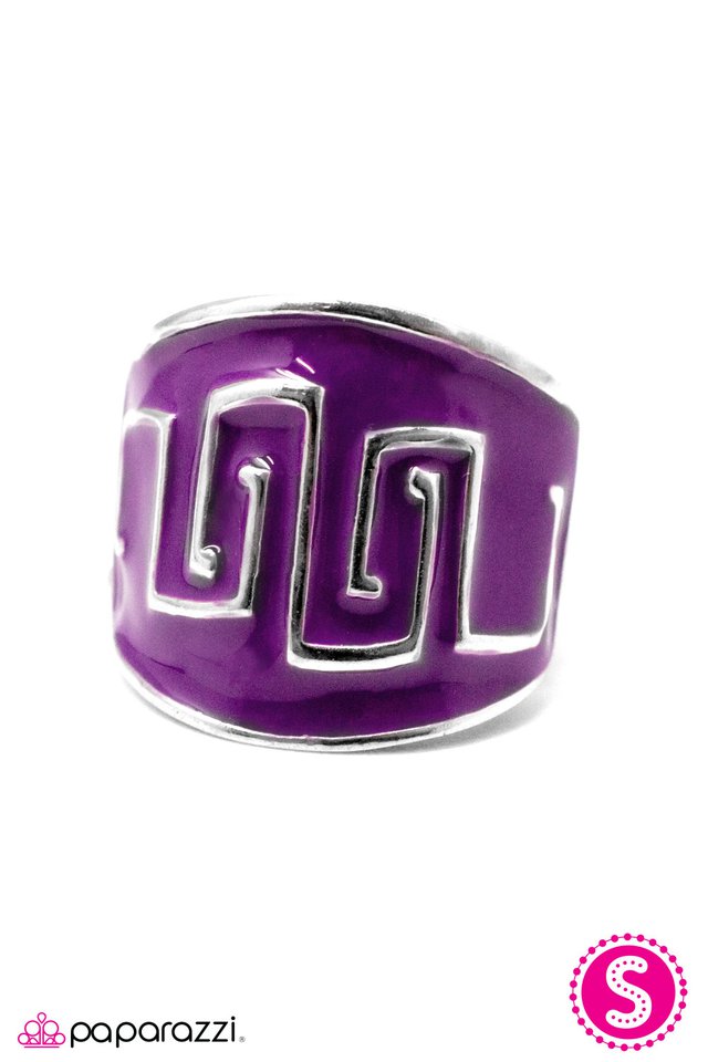 Paparazzi ♥ Aztec Heir - Purple ♥ Ring