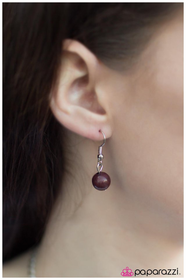 Paparazzi ♥ Right On Time - Brown ♥ Necklace