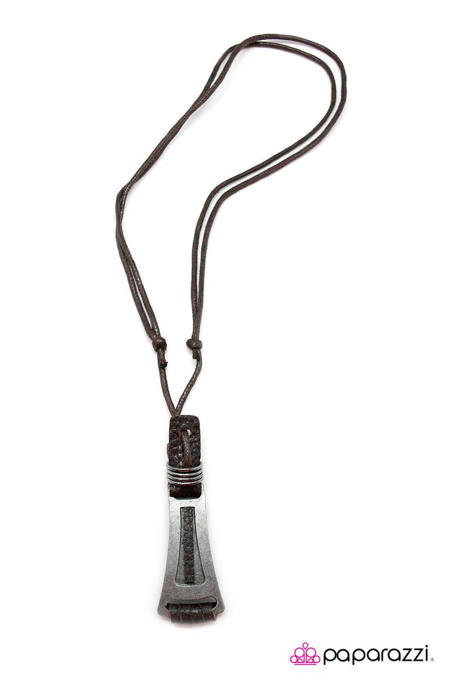 Paparazzi ♥ Rambo - Brown ♥ Necklace