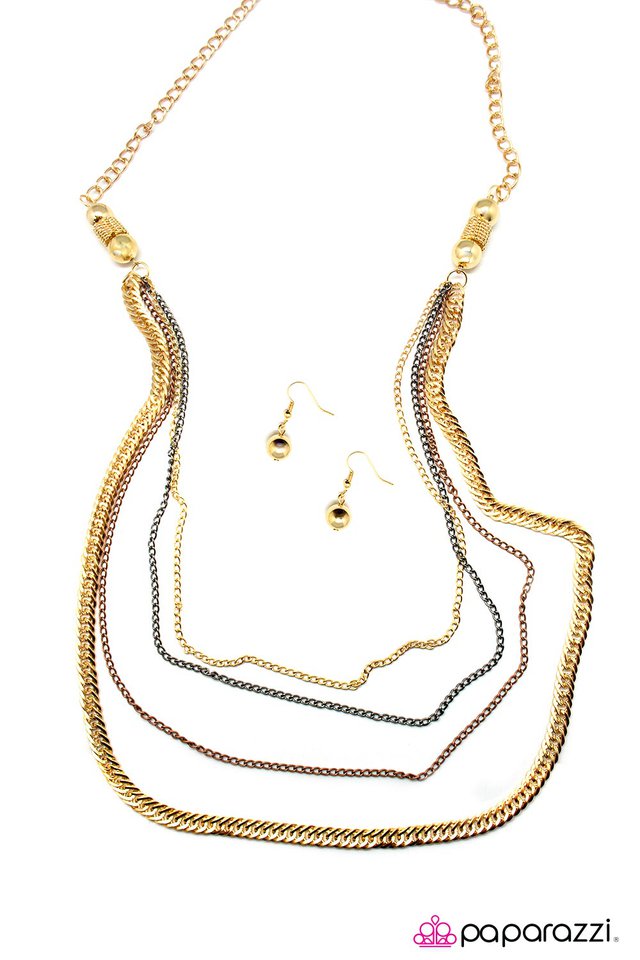 Paparazzi ♥ After Hours - Gold ♥ Necklace