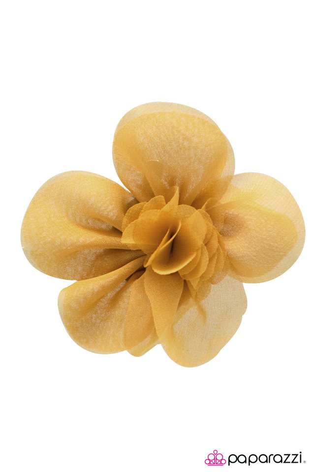 Paparazzi ♥ Bookworm - Yellow ♥ Hair Clip