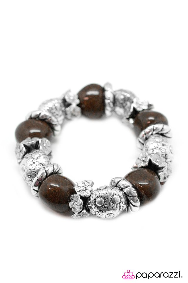 Paparazzi ♥ A La Mode - Brown ♥ Bracelet