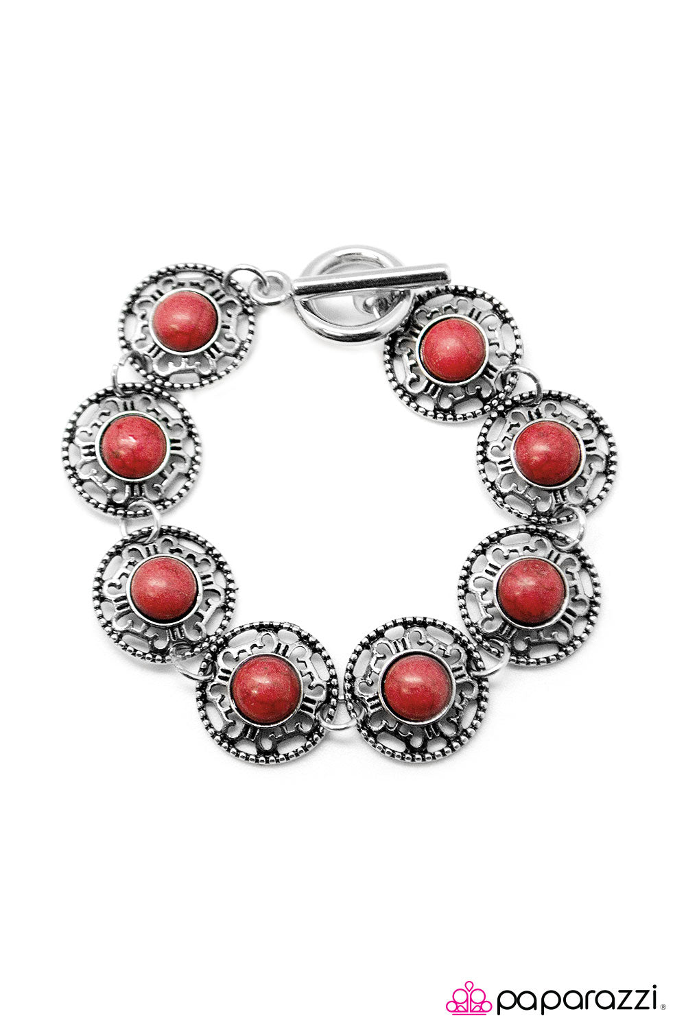 Paparazzi ♥ Always In Fashion - Red ♥  Bracelet