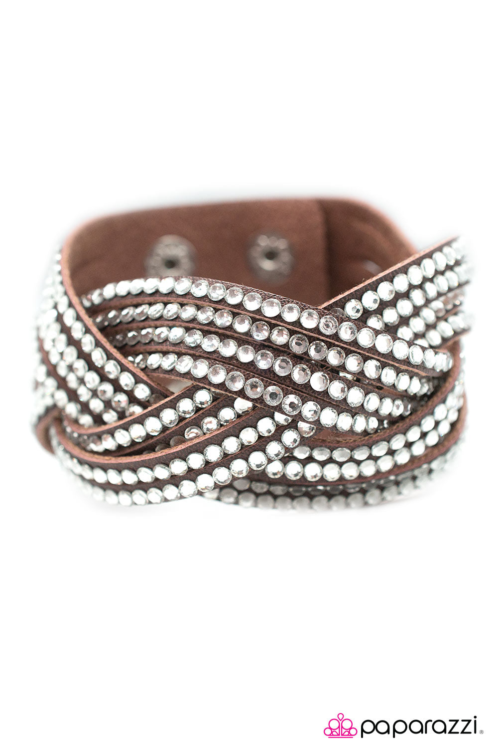 Paparazzi ♥ No Time For Losers - Brown ♥  Bracelet