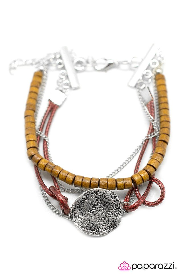 Paparazzi ♥ The Woodlanders - Red ♥ Bracelet